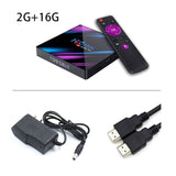 Set Top TV Box 4G DDR3 USB 3.0 Bluetooth 4.0 Android 9.0 9 OS 4K 4096x2160 H96 Smart Penta-Core Mali-450 RK3318 GPU 2.4G/5G