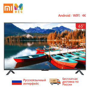 Television Xiaomi Mi TV Android Smart TV 4S 65 inches 4K QFHD Screen TV Set WIFI Ultra-thin 2GB+8GB Dolby sound 100% Russified