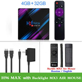 RK3318 H96 MAX Smart TV Box Android 9.0 4GB RAM 64GB ROM 32G 4K WiFi Media Player Google Voice Netflix Youtube 2G16G Set Top BOX