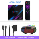 RK3318 H96 MAX Smart TV Box Android 9.0 4GB RAM 64GB ROM 32G 4K WiFi Media Player Google Voice Netflix Youtube 2G16G Set Top BOX