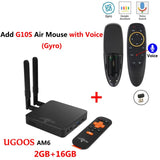 UGOOS AM6 PRO 4GB DDR4 32GB ROM Amlogic S922X Smart Android 9.0 TV Box 2.4G 5G WiFi 1000M LAN Bluetooth 4K HD Media Player AM6