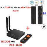 UGOOS AM6 PRO 4GB DDR4 32GB ROM Amlogic S922X Smart Android 9.0 TV Box 2.4G 5G WiFi 1000M LAN Bluetooth 4K HD Media Player AM6