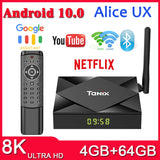 Presale TX6S Tanix Android 10.0 TV Box H616 Chip TX6 4GB 64GB smart TV Box Media Player Dual WiFi Bluetooth 8K TV Set top box