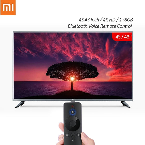 Xiaomi Mi Smart TV 4K HD 4S 43 Inch 1+8GB Android Smart TV Support bluetooth Voice Remote Control Television Chinese Version
